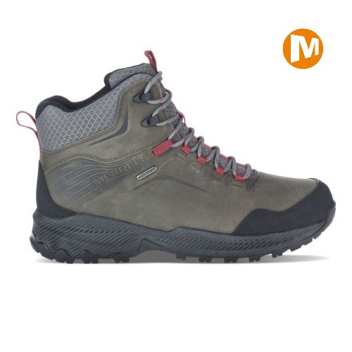 Merrell Forestbound Mid Waterproof Wanderschuhe Herren Grau [DE-CKYJE]